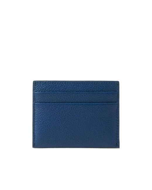 Burberry Blue Tb Logo-Plaque Cardholder
