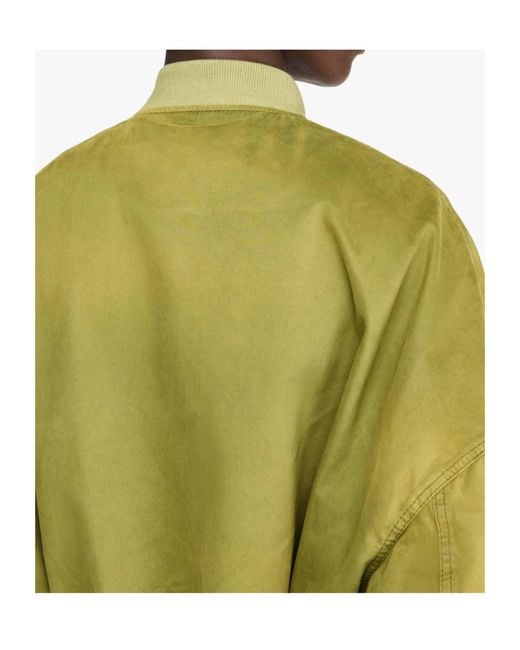 J.W. Anderson Green Jw Anderson Long Sleeved Bomber Jacket for men