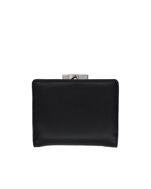 Vivienne Westwood Black Orb Plaque Wallet