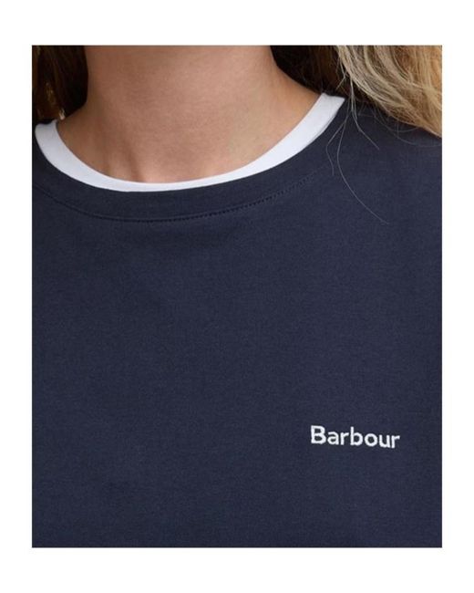 Barbour Blue Lavensdale Long-Sleeved T-Shirt