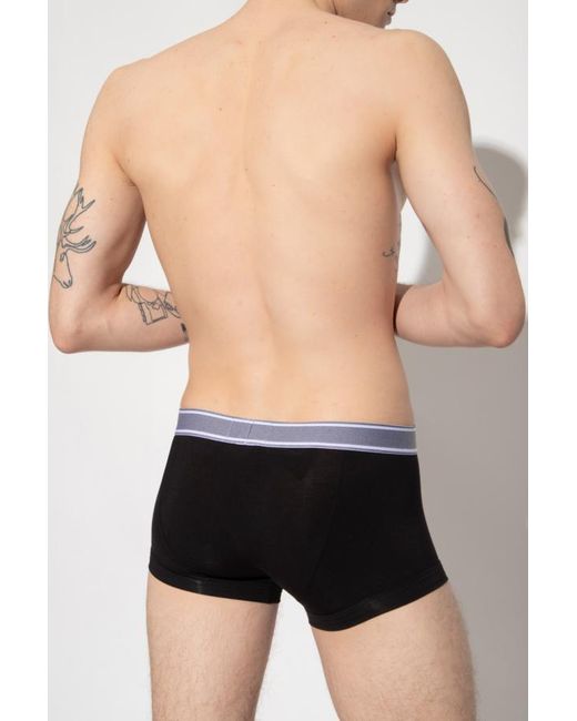 Emporio Armani Black Logo Underwear for men