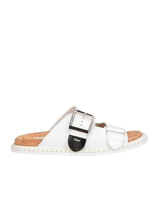 Chloé Metallic Sandals