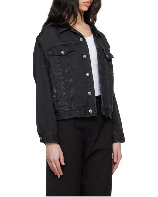 MM6 by Maison Martin Margiela Black Buttoned Jacket
