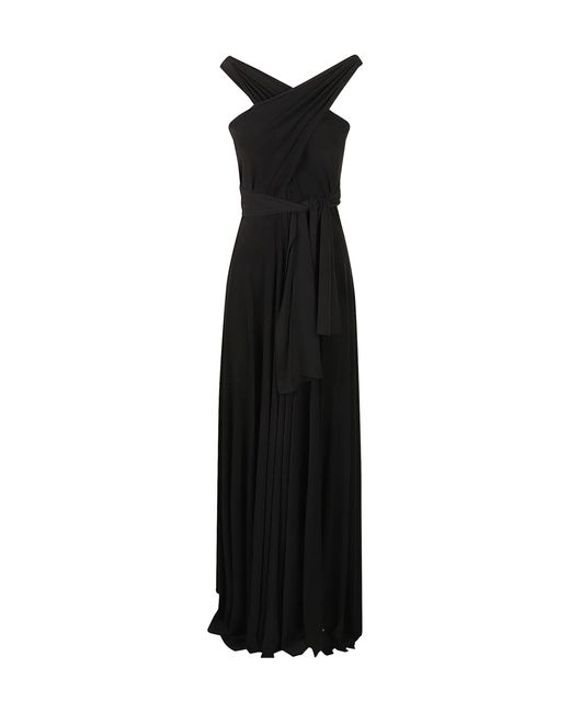 Norma Kamali Black Convertible Evening Dress