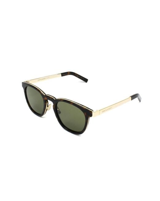Saint Laurent Green Square Sunglasses