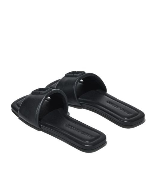 Marc Jacobs Black The J Marc Square-Toe Sandals