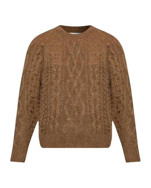 Isabel Marant Brown Isabel Marant Étoile Knitted Crewneck Jumper