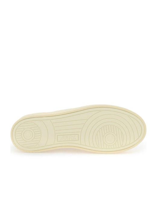 Autry White Medalist Easeknit Logo Patch Sneakers