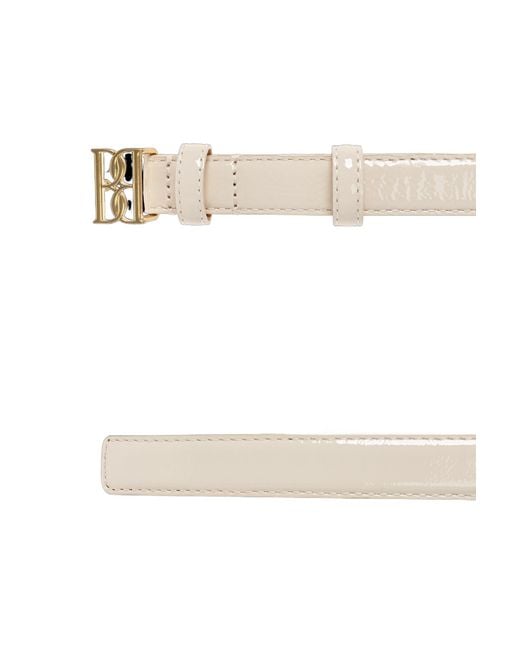 By Malene Birger Metallic Marlos Logo-Buckle Leather Belt