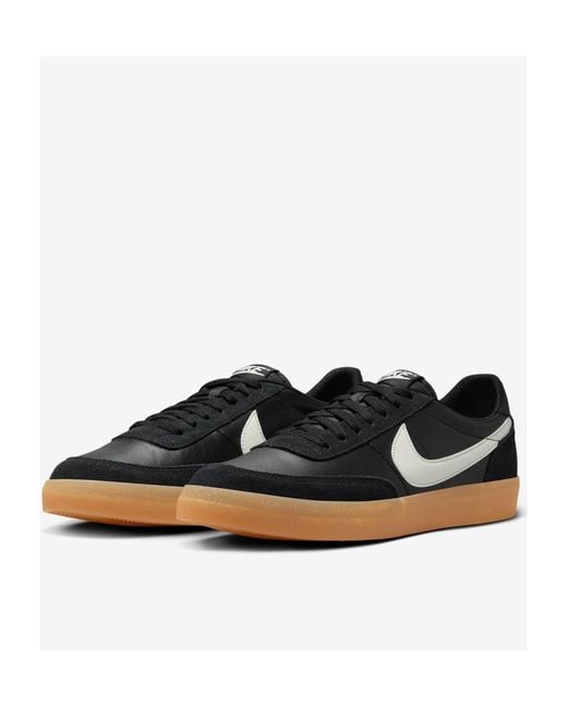 Nike Black Killshot 2 Logo Patch Sneakers for men
