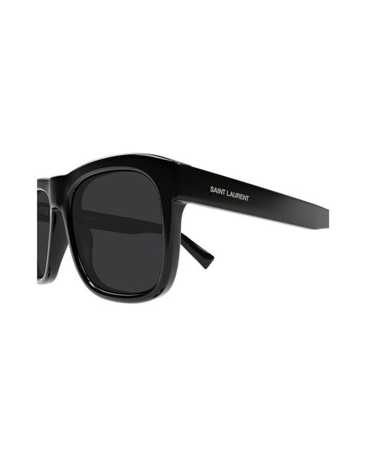 Saint Laurent Black Eyewear Sl 558 Rectangular Sunglasses for men