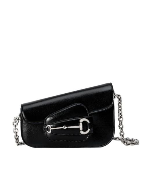 Gucci Black Horsebit 1955 Mini Shoulder Bag