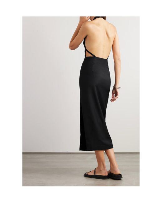 St. Agni Black Sleeveless Dress
