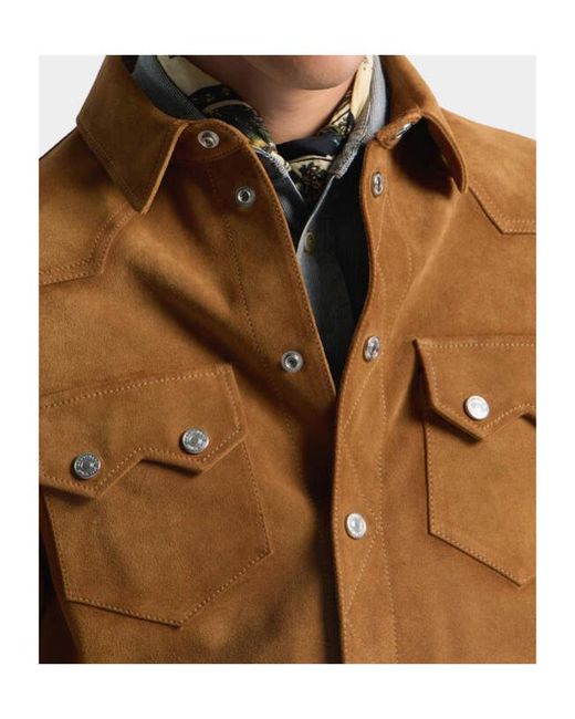 DSquared² Brown Boxy Shirt for men