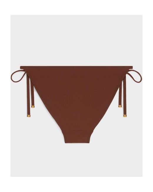 Céline Brown Triomphe Swimsuit Botton