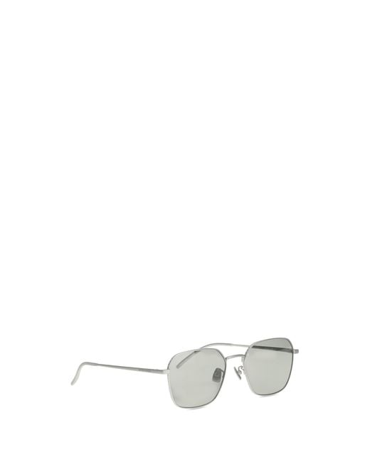 Bottega Veneta White Full Frame Sunglasses