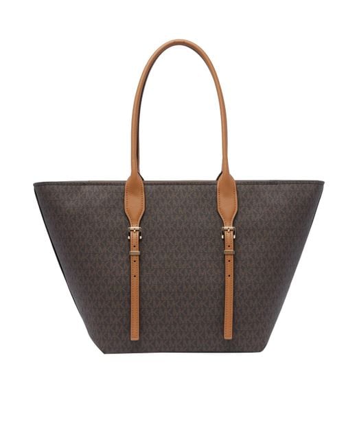 Michael Kors Brown Pratt Top Handle Bag