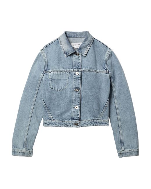 Lanvin Blue Long Sleeved Denim Jacket
