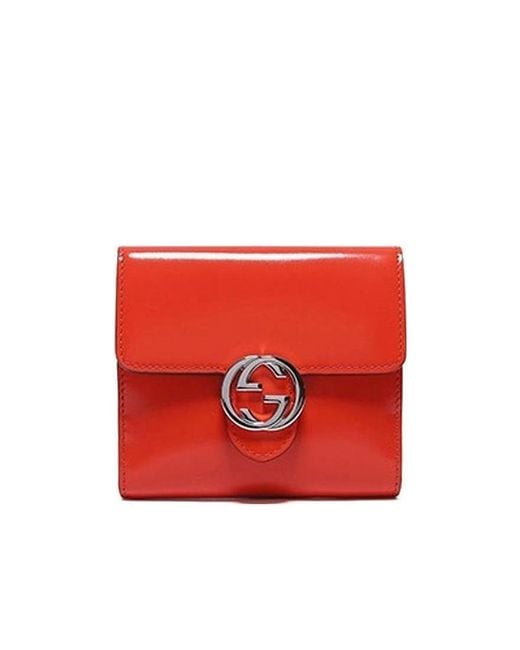 Gucci Red Logo Wallet