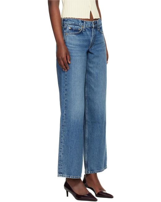 Rag & Bone Blue Straight Jeans