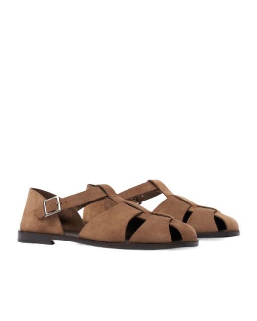 Scarosso Brown Apollo Sandals for men