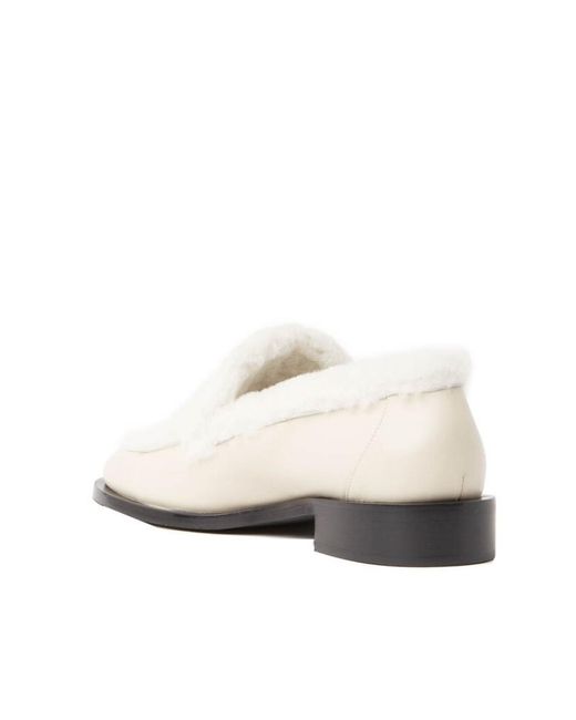 Stuart Weitzman White Round-Headed Love Shoes