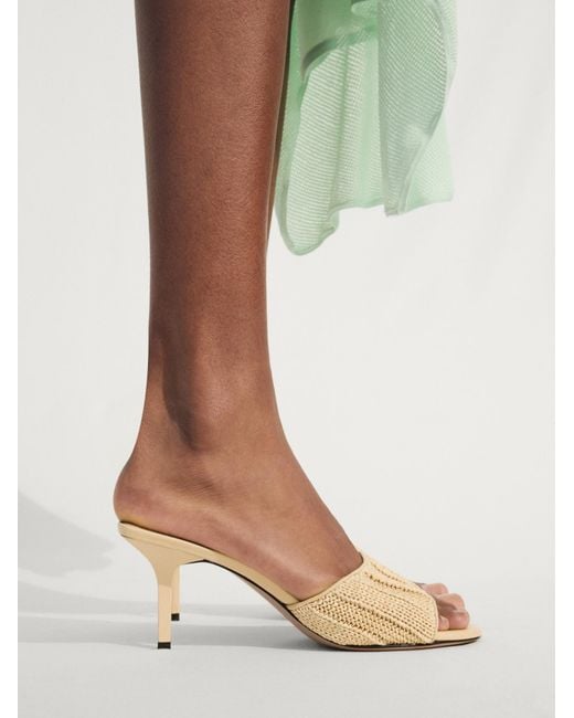 Jacquemus Natural The Cubisto Mules