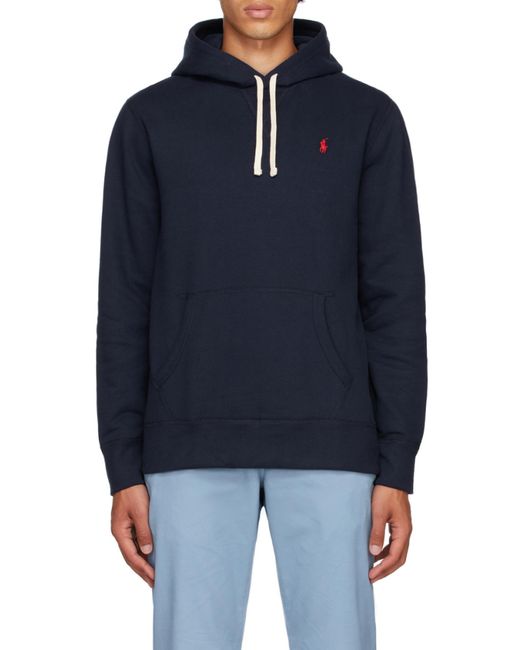 Polo Ralph Lauren Blue The Rl Fleece Hoodie for men