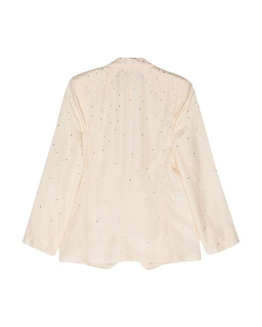 Forte Forte Natural Habotai Crystal Silk Jacket