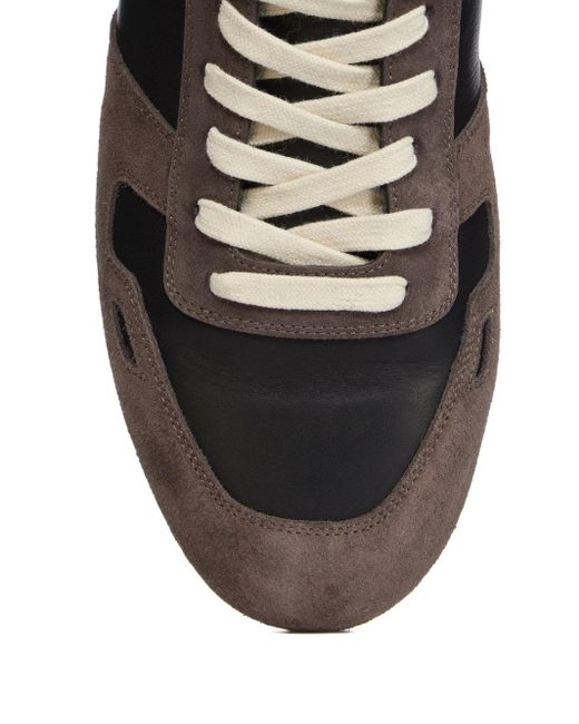 Rick Owens Black Minimal Sneakers for men