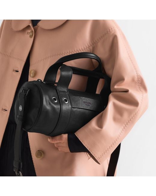 Prada Black Handheld Crossbody Bag