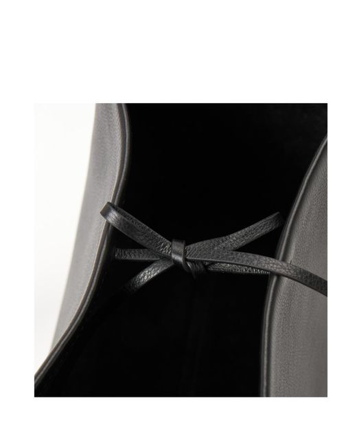 The Row Black Double-Handle Handbag