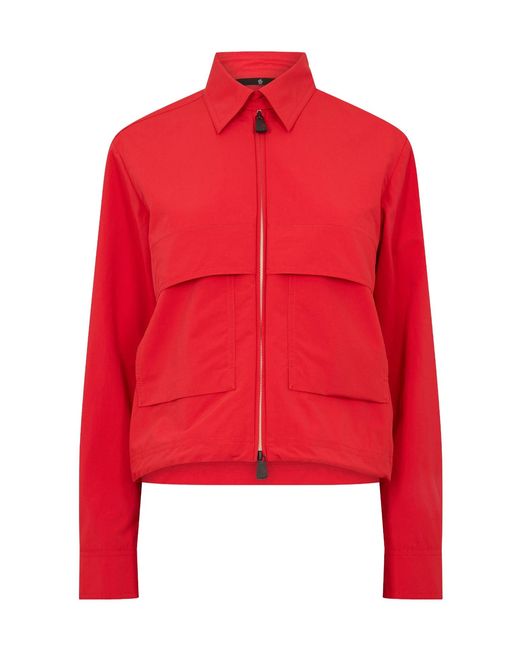 Moncler Red Simple Coat