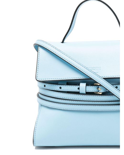 Moschino Blue Tie Me Mini Shoulder Bag