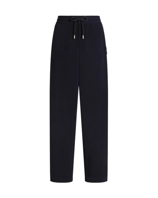 Dolce & Gabbana Blue Drawstring Sweatpants for men