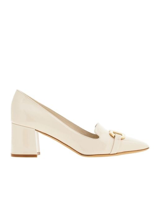 Ferragamo Natural Gancini Decorates High-Heeled Love Shoes