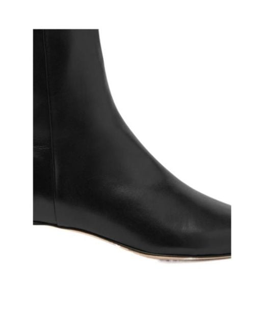 Aeyde Black Harriet Pointed Ankle Boots