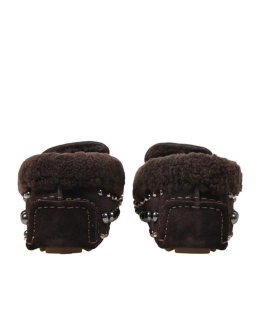 Strategia Black R55 Embellished Tassel Flat Shoes