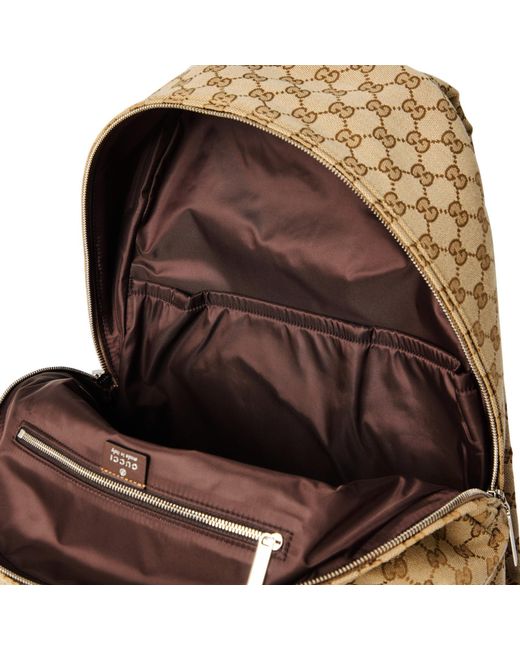 Gucci Natural Monogramprint Backpack for men