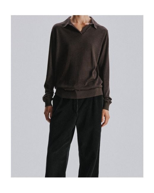 The Row Brown Pauli Top