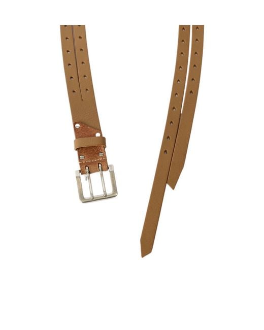 Our Legacy Brown Split Belt for men