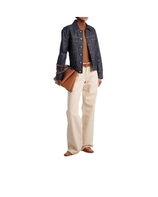Tory Burch Brown Minimalist Versatile Luxury Flat Shoes