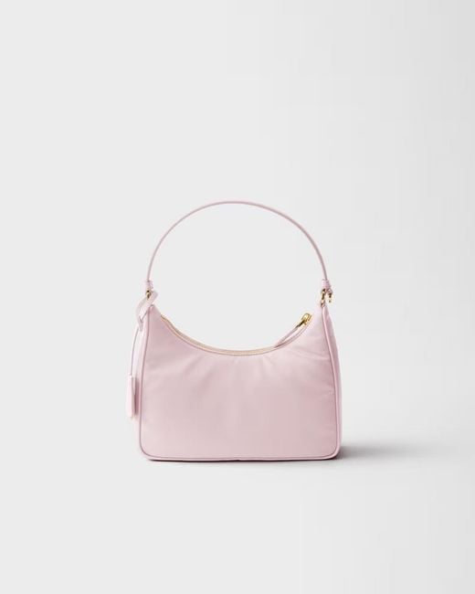 Prada Pink Re-Edition 2005 Re-Nylon And Saffiano Mini Bag