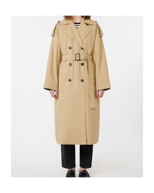 Weekend by Maxmara Natural Water-Repellent Gabardine Trench Coat