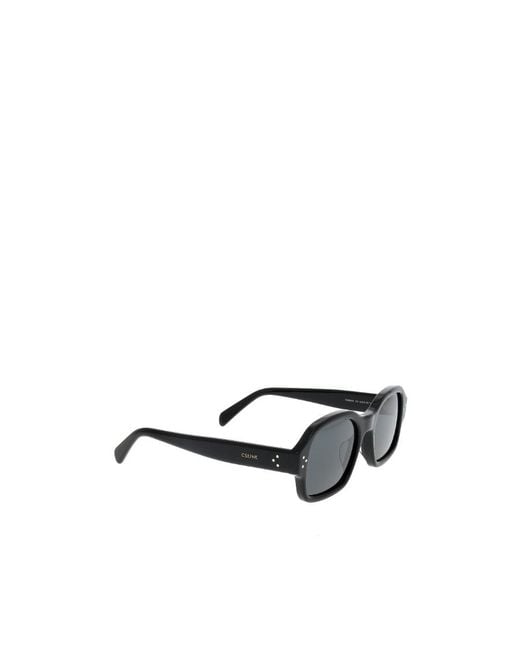 Céline White Logo Sunglasses