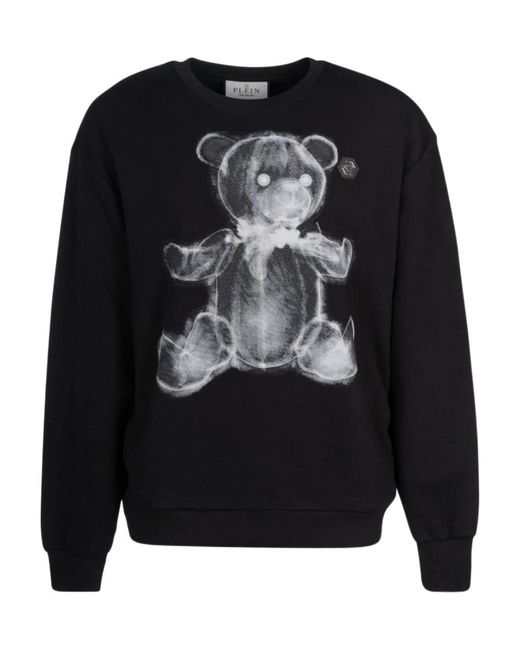 Philipp Plein Black Logo Sweater for men