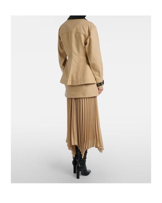 Veronica Beard Natural Midi Skirt