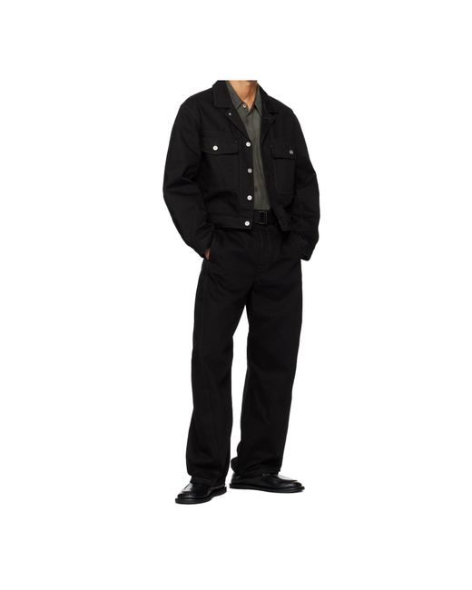Studio Nicholson Black Donovan Backless Loafers for men
