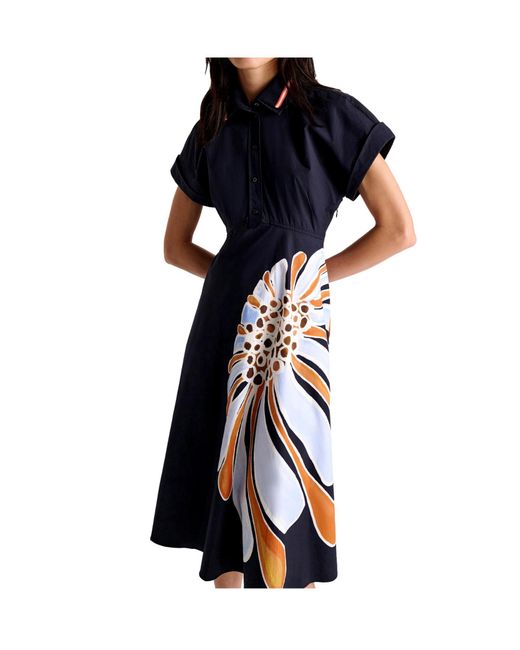Dorothee Schumacher Blue Floral Power Dress