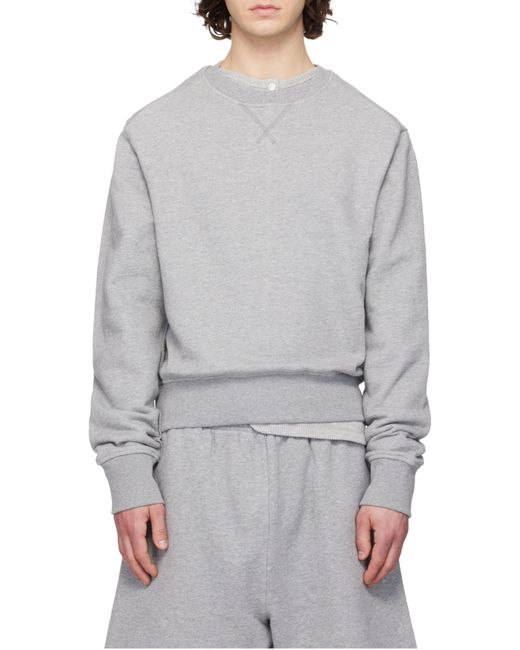 Entire studios Gray Crew Neck Sweatshirt for men